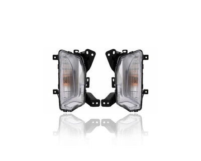 Turn Signal Light Assembly - Compatible/Replacement for '22-22 Chevrolet Equinox - Front, Halogen - Pair, Left Driver + Right Passenger Set - 85107676, 85107675 Turn Signal Light Assembly - Compatible/Replacement for '22-22 Chevrolet Equinox - Front, Halogen - Pair, Left Driver + Right Passenger Set - 85107676, 85107675