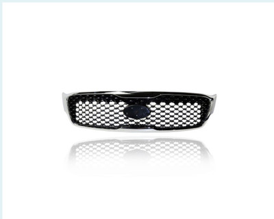 Grille - Compatible/Replacement for '16-18 Kia Sorento FWD SX - Chrome Frame Black Mesh Insert Without Camera Hole, Emblem Provision - 86380C6010 Grille - Compatible/Replacement for '16-18 Kia Sorento FWD SX - Chrome Frame Black Mesh Insert Without Camera Hole, Emblem Provision - 86380C6010