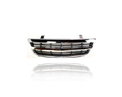 Grille - Compatible/Replacement for '01-05 Chevrolet Venture - Chrome/Black, Emblem Provision - 10310159 Grille - Compatible/Replacement for '01-05 Chevrolet Venture - Chrome/Black, Emblem Provision - 10310159