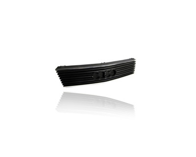 Grille - Compatible/Replacement for '89-91 Audi 100-Series - Black, Emblem Provision - 443853655C01C