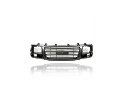 Grille - Compatible/Replacement for '03-17 GMC Savana - Black, Seal-Beam, Emblem Provision - 22881262, CAPA Grille - Compatible/Replacement for '03-17 GMC Savana - Black, Seal-Beam, Emblem Provision - 22881262, CAPA