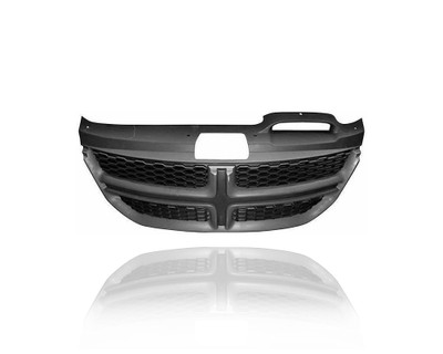 Grille - Compatible/Replacement for '11-20 Dodge Journey - Gray With Fog Lamp Hole - 1VU67TZZAC Grille - Compatible/Replacement for '11-20 Dodge Journey - Gray With Fog Lamp Hole - 1VU67TZZAC