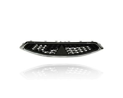 Grille - Compatible/Replacement for '17-20 Mitsubishi Mirage Hatchback - Chrome Frame Black Insert, Emblem Provision - 6402A380 Grille - Compatible/Replacement for '17-20 Mitsubishi Mirage Hatchback - Chrome Frame Black Insert, Emblem Provision - 6402A380
