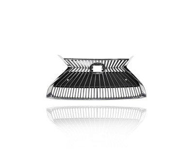 Grille - Compatible/Replacement for '19-22 Lexus ES250/300h/350 Base - Chrome Frame, Silver Line Insert Without Sensor Hole, Without Camera Hole, Emblem Provision - 5310106650 Grille - Compatible/Replacement for '19-22 Lexus ES250/300h/350 Base - Chrome Frame, Silver Line Insert Without Sensor Hole, Without Camera Hole, Emblem Provision - 5310106650