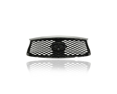 Grille - Compatible/Replacement for '16-20 Infiniti QX60/Hybrid - Chrome Frame Gray Insert With Camera Hole, Emblem Provision - 623109NC0B Grille - Compatible/Replacement for '16-20 Infiniti QX60/Hybrid - Chrome Frame Gray Insert With Camera Hole, Emblem Provision - 623109NC0B