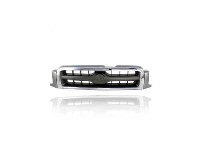 Grille - Compatible/Replacement for '00-01 Nissan Pathfinder LE - Chrome Frame, Gray Bar Insert, Emblem Provision - 623102W306 Grille - Compatible/Replacement for '00-01 Nissan Pathfinder LE - Chrome Frame, Gray Bar Insert, Emblem Provision - 623102W306