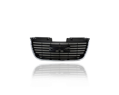 Grille - Compatible/Replacement for '07-14 GMC Yukon/XL - Matte Black With Chrome Frame, Emblem Provision - 22761714, CAPA Grille - Compatible/Replacement for '07-14 GMC Yukon/XL - Matte Black With Chrome Frame, Emblem Provision - 22761714, CAPA