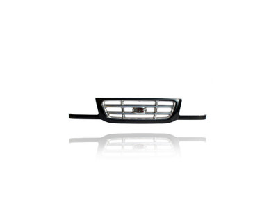 Grille - Compatible/Replacement for '01-03 Ford Ranger XLT - Black Frame, Chrome Bar Insert, Emblem Provision - 3L5Z8200CA Grille - Compatible/Replacement for '01-03 Ford Ranger XLT - Black Frame, Chrome Bar Insert, Emblem Provision - 3L5Z8200CA