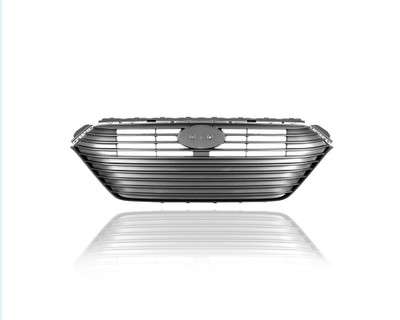 Grille - Compatible/Replacement for '17-19 Hyundai Ioniq/Plug-In SEL/Limited - Black Frame, Chrome Trim Insert Without Cruise Sensor Hole, Emblem Provision - 86350G2000PG4, CAPA Grille - Compatible/Replacement for '17-19 Hyundai Ioniq/Plug-In SEL/Limited - Black Frame, Chrome Trim Insert Without Cruise Sensor Hole, Emblem Provision - 86350G2000PG4, CAPA