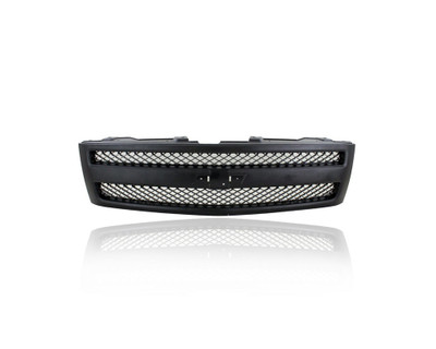 Grille - Compatible/Replacement for '07-13 Chevrolet Silverado 1500, 09-13 Hybrid - Black Frame, Textured Mesh, Emblem Provision - 25810706, CAPA Grille - Compatible/Replacement for '07-13 Chevrolet Silverado 1500, 09-13 Hybrid - Black Frame, Textured Mesh, Emblem Provision - 25810706, CAPA