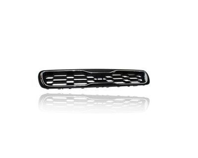 Grille - Compatible/Replacement for '12-13 Kia Soul Base/Plus/Exclaim - Main Upper Chrome Frame, Black Insert, Emblem Provision - 863502K500, CAPA Grille - Compatible/Replacement for '12-13 Kia Soul Base/Plus/Exclaim - Main Upper Chrome Frame, Black Insert, Emblem Provision - 863502K500, CAPA