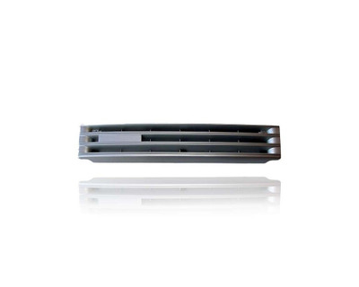 Grille - Compatible/Replacement for '88-89 Hyundai Excel - Main Upper Silver Frame Insert, Emblem Provision - 8635021191CA Grille - Compatible/Replacement for '88-89 Hyundai Excel - Main Upper Silver Frame Insert, Emblem Provision - 8635021191CA