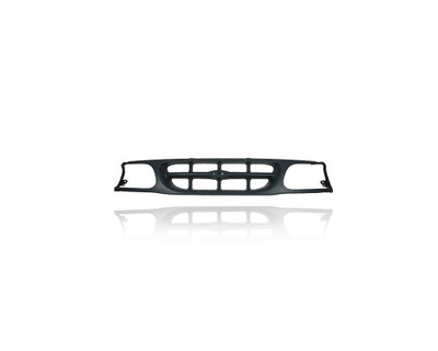 Grille - Compatible/Replacement for '95-01 Ford Explorer XL/Sport/XLT/Eddie Bauer - Black Frame Insert With Extension, Emblem Provision - F87Z8200NAD Grille - Compatible/Replacement for '95-01 Ford Explorer XL/Sport/XLT/Eddie Bauer - Black Frame Insert With Extension, Emblem Provision - F87Z8200NAD