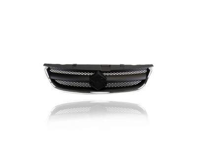 Grille - Compatible/Replacement for '06-08 Suzuki Forenza - Chrome Frame, Black Insert, Emblem Provision - 7211185Z20 Grille - Compatible/Replacement for '06-08 Suzuki Forenza - Chrome Frame, Black Insert, Emblem Provision - 7211185Z20
