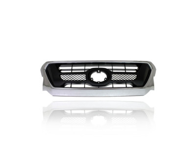Grille - Compatible/Replacement for '12-15 Toyota Tacoma - Upper Chrome Frame, Black Insert, Emblem Provision - 5310004491, CAPA Grille - Compatible/Replacement for '12-15 Toyota Tacoma - Upper Chrome Frame, Black Insert, Emblem Provision - 5310004491, CAPA