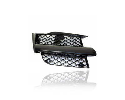 Grille - Compatible/Replacement for '03-04 Mitsubishi Outlander - Upper Insert, Black - Right Hand - Passenger, MN133230 Grille - Compatible/Replacement for '03-04 Mitsubishi Outlander - Upper Insert, Black - Right Hand - Passenger, MN133230
