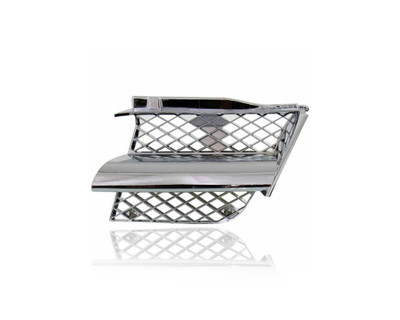 Grille - Compatible/Replacement for '03-04 Mitsubishi Outlander - Upper Insert, Chrome - Left Hand - Driver, MN133229 Grille - Compatible/Replacement for '03-04 Mitsubishi Outlander - Upper Insert, Chrome - Left Hand - Driver, MN133229