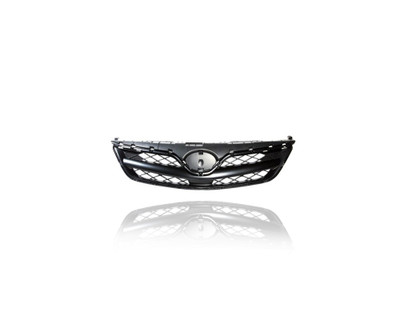 Grille - Compatible/Replacement for '11-13 Toyota Corolla (North American-Built) - Upper Black Frame Insert, Emblem Provision - 5310002410C0, CAPA Grille - Compatible/Replacement for '11-13 Toyota Corolla (North American-Built) - Upper Black Frame Insert, Emblem Provision - 5310002410C0, CAPA