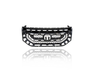 Grille - Compatible/Replacement for '09-11 Honda Pilot - Dark Gray, Emblem Provision - 75101SZAA01ZA Grille - Compatible/Replacement for '09-11 Honda Pilot - Dark Gray, Emblem Provision - 75101SZAA01ZA