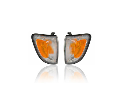 Cornering Light Assembly For TO2521155; TO2520155 97-00 Tacoma 2WD Without Prerunner Model - Parking Side Marker - Pair Left and Right Set Cornering Light Assembly For TO2521155; TO2520155 97-00 Tacoma 2WD Without Prerunner Model - Parking Side Marker - Pair Left and Right Set