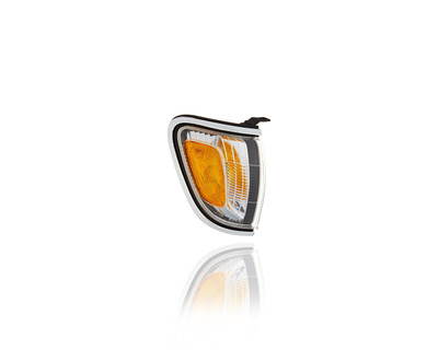 Cornering Light Assembly For TO2521161 01-04 Toyota Tacoma - Park Lamp, Right Hand - Passenger, Chrome, NSF