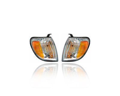 Cornering Light Assembly For TO2531135; TO2530135 00-04 Toyota Tundra (Exclude Double Cab) - Signal, Pair Left and Right Set Cornering Light Assembly For TO2531135; TO2530135 00-04 Toyota Tundra (Exclude Double Cab) - Signal, Pair Left and Right Set