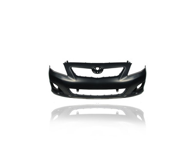 Bumper Cover - Compatible/Replacement for '09-10 Toyota Corolla Base/CE/LE/XLE - Front, Primed Without Spoiler Hole, 5211902990 CAPA Bumper Cover - Compatible/Replacement for '09-10 Toyota Corolla Base/CE/LE/XLE - Front, Primed Without Spoiler Hole, 5211902990 CAPA