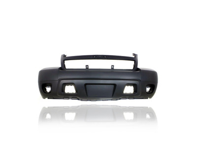Bumper Cover - Compatible/Replacement for '07-14 Chevrolet Avalanche/Suburban/Tahoe (With Round FogLamp) - Front, Primed, 25814570 Bumper Cover - Compatible/Replacement for '07-14 Chevrolet Avalanche/Suburban/Tahoe (With Round FogLamp) - Front, Primed, 25814570