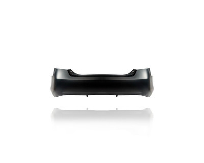 Bumper Cover - Compatible/Replacement for '07-11 Toyota Camry Base/CE/LE/XLE 4Cy (USA-Built) - Rear, Primed With Single Exhaust, Without Spoiler Hole, 5215906950 Bumper Cover - Compatible/Replacement for '07-11 Toyota Camry Base/CE/LE/XLE 4Cy (USA-Built) - Rear, Primed With Single Exhaust, Without Spoiler Hole, 5215906950