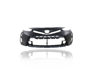 Bumper Cover - Compatible/Replacement for '15-17 Toyota Prius V - Front, Primed, 5211947949 CAPA Bumper Cover - Compatible/Replacement for '15-17 Toyota Prius V - Front, Primed, 5211947949 CAPA