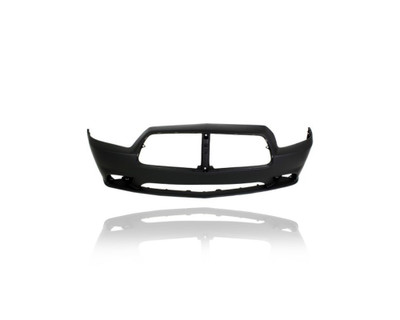 Bumper Cover - Compatible/Replacement for '11-14 Dodge Charger SE/SXT/Police/Rally/RT/Max - Front, Primed Without Sensor Hole, 68092596AA CAPA Bumper Cover - Compatible/Replacement for '11-14 Dodge Charger SE/SXT/Police/Rally/RT/Max - Front, Primed Without Sensor Hole, 68092596AA CAPA
