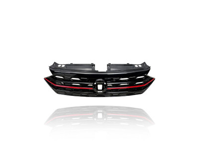Grille - Compatible/Replacement for '19-21 VW Volkswagen Jetta GLI - Black - 17A853651ADCEE Grille - Compatible/Replacement for '19-21 VW Volkswagen Jetta GLI - Black - 17A853651ADCEE