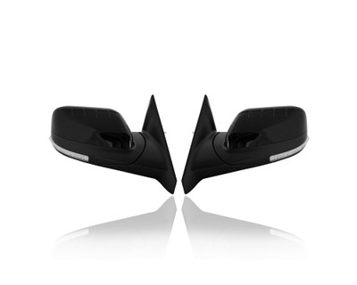 Door Mirror Compatible/Replacement for '11-15 Ford Explorer Power-Folding, Heated With Signal/Puddle Lamp, Blind Spot, Convex/Spotter Glass, Without Memory, Black Pair, Set BB5Z17682TA, BB5Z17683TA Door Mirror Compatible/Replacement for '11-15 Ford Explorer Power-Folding, Heated With Signal/Puddle Lamp, Blind Spot, Convex/Spotter Glass, Without Memory, Black Pair, Set BB5Z17682TA, BB5Z17683TA