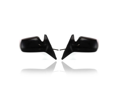 Door Mirror - Compatible/Replacement for '03-08 Mazda Mazda6 I/S/Sport 2.3/3.0L - Powered, Non-Heated, Unpainted - Pair, Left Driver + Right Passenger Set - GK2A6912ZBB, GK2A6918ZBB