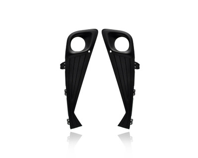 Fog Light Cover - Compatible/Replacement for '20-22 Toyota C-HR Limited - With Lamp Hole, Textured Black - Pair, Left Driver + Right Passenger Set - 52127F4210, 52128F4280 Fog Light Cover - Compatible/Replacement for '20-22 Toyota C-HR Limited - With Lamp Hole, Textured Black - Pair, Left Driver + Right Passenger Set - 52127F4210, 52128F4280