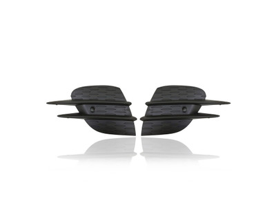 Fog Light Cover - Compatible/Replacement for '21-23 Mercedes-Benz E350/450/53 AMG/Sport - Front Bumper Lower Grille - Pair, Left Driver + Right Passenger Set - 2138859004, 2138858904 Fog Light Cover - Compatible/Replacement for '21-23 Mercedes-Benz E350/450/53 AMG/Sport - Front Bumper Lower Grille - Pair, Left Driver + Right Passenger Set - 2138859004, 2138858904