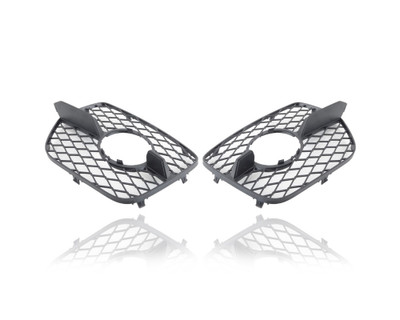 Fog Light Cover - Compatible/Replacement for '08-14 BMW X6/Hybrid - With Lamp Hole, Black - Pair, Left Driver + Right Passenger Set - 51117176278, 51117176277 Fog Light Cover - Compatible/Replacement for '08-14 BMW X6/Hybrid - With Lamp Hole, Black - Pair, Left Driver + Right Passenger Set - 51117176278, 51117176277