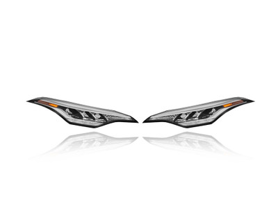 Headlight - Compatible/Replacement for '20-22 Toyota C-HR (Japan-Built) - LED Without Adaptive Headlamp - Pair, Left Driver + Right Passenger Set - 8114010A70, 8107010A70 Headlight - Compatible/Replacement for '20-22 Toyota C-HR (Japan-Built) - LED Without Adaptive Headlamp - Pair, Left Driver + Right Passenger Set - 8114010A70, 8107010A70