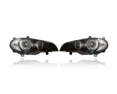 Headlight - Compatible/Replacement for '07-11 BMW X5 - HID/Xenon - Pair, Left Driver + Right Passenger Set - 63117289002, 63117289001 Headlight - Compatible/Replacement for '07-11 BMW X5 - HID/Xenon - Pair, Left Driver + Right Passenger Set - 63117289002, 63117289001