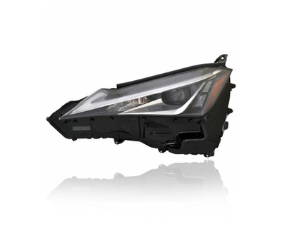 Headlight - Compatible/Replacement for '19-22 Lexus UX200/250h - LED Without Fog Lamp, Single Beam Chrome Trim Interior - Left Hand - Driver - 8107076220 CAPA Headlight - Compatible/Replacement for '19-22 Lexus UX200/250h - LED Without Fog Lamp, Single Beam Chrome Trim Interior - Left Hand - Driver - 8107076220 CAPA