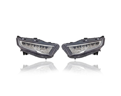 Headlight Assembly - Compatible/Replacement for '21-23 Honda Odyssey LX/EX/EXL/Touring/Elite - LED, Chrome Trim Interior - Pair, Left Driver + Right Passenger Set - 33100THRA31, 33150THRA31 CAPA Headlight Assembly - Compatible/Replacement for '21-23 Honda Odyssey LX/EX/EXL/Touring/Elite - LED, Chrome Trim Interior - Pair, Left Driver + Right Passenger Set - 33100THRA31, 33150THRA31 CAPA