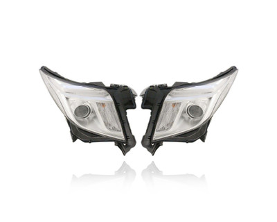 Headlight Assembly - Compatible/Replacement for '15-17 Cadillac XTS - Performance Part (Non-OEM Design) With Active Lighting, Halogen - Pair, Left Driver + Right Passenger Set - 23397808, 23397809 Headlight Assembly - Compatible/Replacement for '15-17 Cadillac XTS - Performance Part (Non-OEM Design) With Active Lighting, Halogen - Pair, Left Driver + Right Passenger Set - 23397808, 23397809