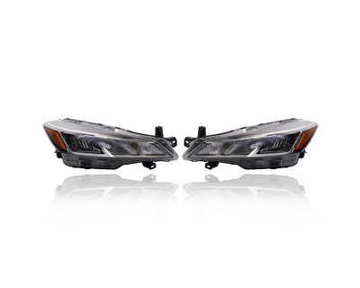 Headlight Assembly - Compatible/Replacement for '21-24 Nissan Kicks S/SV - Halogen - Pair, Left Driver + Right Passenger Set - 260105R00A, 260605R00A CAPA Headlight Assembly - Compatible/Replacement for '21-24 Nissan Kicks S/SV - Halogen - Pair, Left Driver + Right Passenger Set - 260105R00A, 260605R00A CAPA