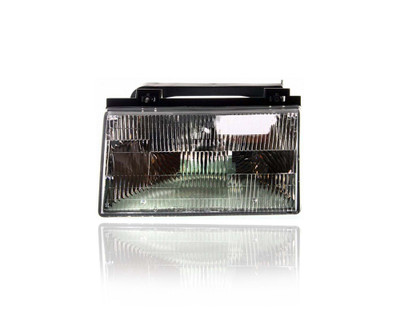 Headlight Assembly - Compatible/Replacement for '88-91 Ford Tempo Topaz - Halogen - Left Hand - Driver - E83Z13008B