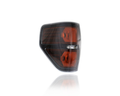 Tail Light - Compatible/Replacement for '09-14 Ford F-150, 10-14 SVT Raptor Styleside - Black Accent, Halogen - Left Hand - Driver - BL3Z13405AB CAPA