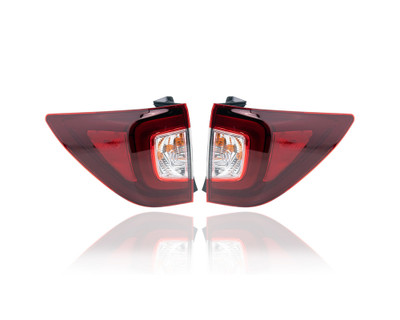 Tail Light Assembly Compatible/Replacement for '19-22 Honda Pilot, 22-23 Passport Sport/Black/Trailsport On Body Quarter Pane, LED Pair, Left Driver + Right Passenger Set 33500TG7A21, 33550TG7A21 Tail Light Assembly Compatible/Replacement for '19-22 Honda Pilot, 22-23 Passport Sport/Black/Trailsport On Body Quarter Pane, LED Pair, Left Driver + Right Passenger Set 33500TG7A21, 33550TG7A21
