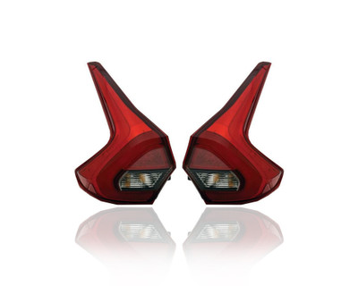 Tail Light Assembly - Compatible/Replacement for '18-20 Mitsubishi Eclipse Cross - LED, On Body - Pair, Left Driver + Right Passenger Set - 8330B014, 8330B013 CAPA Tail Light Assembly - Compatible/Replacement for '18-20 Mitsubishi Eclipse Cross - LED, On Body - Pair, Left Driver + Right Passenger Set - 8330B014, 8330B013 CAPA