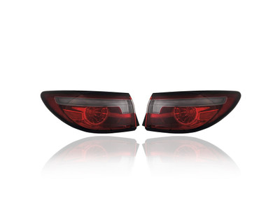 Tail Light Assembly - Compatible/Replacement for '18-21 Mazda Mazda6 - On Body With Signature Lighting, LED - Pair, Left Driver + Right Passenger Set - GRF851150B, GRF851160B CAPA Tail Light Assembly - Compatible/Replacement for '18-21 Mazda Mazda6 - On Body With Signature Lighting, LED - Pair, Left Driver + Right Passenger Set - GRF851150B, GRF851160B CAPA
