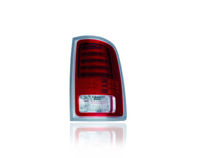 Tail Light Assembly - Compatible/Replacement for '13-22 RAM Pickup 1500/Classic, 13-18 2500/3500 - LED, Chrome Outer Trim - Right Hand - Passenger - 68093078AC Tail Light Assembly - Compatible/Replacement for '13-22 RAM Pickup 1500/Classic, 13-18 2500/3500 - LED, Chrome Outer Trim - Right Hand - Passenger - 68093078AC