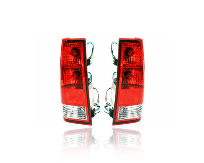 Tail Light Assembly - Compatible/Replacement for '04-15 Nissan Titan SE/Pro4X/LE/SV/SL - Halogen With Cargo Bed Lamp - Pair, Left Driver + Right Passenger Set - 26550ZH226, 265557S228 Tail Light Assembly - Compatible/Replacement for '04-15 Nissan Titan SE/Pro4X/LE/SV/SL - Halogen With Cargo Bed Lamp - Pair, Left Driver + Right Passenger Set - 26550ZH226, 265557S228